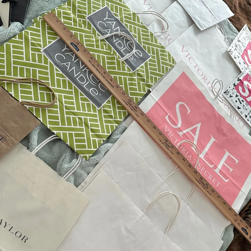 15 Empty Paper Gift Bags